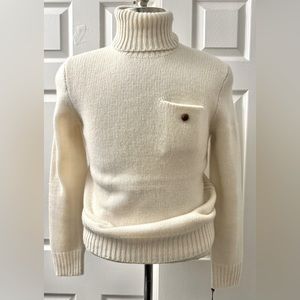 Wool Cashmere Turtleneck Sweater